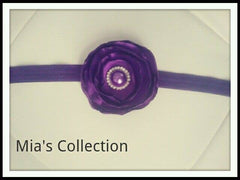 Satin Flower Headband