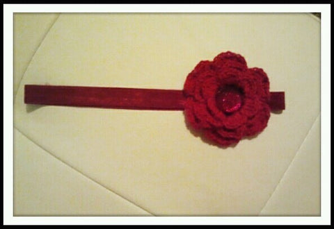 Crochet Flower Headband